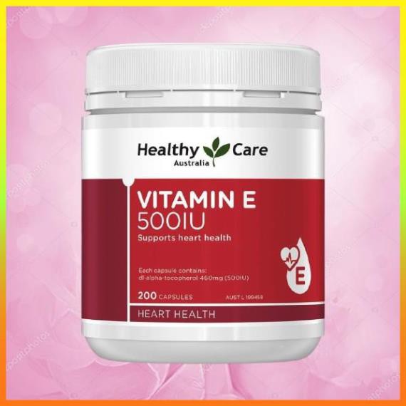 [CHÍNH HÃNG] VITAMIN E HEALTHY CARE 500IU 200 viên của Úc