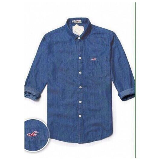 [RẺ NHẤT SHOPEE] Sơ Mi Jean Nam Dài Tay, Áo Sơ Mi Jean Nam Hollister Cao Cấp, Sơ Mi Nam, Áo Sơ Mi Na