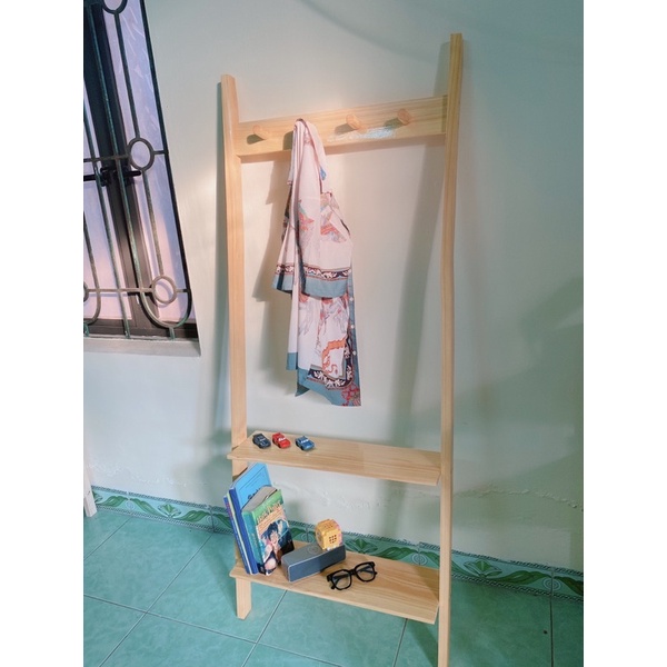 Kệ thang gỗ Móc Quần Áo Decor trang trí nhà cửa Giá Tại Xưởng