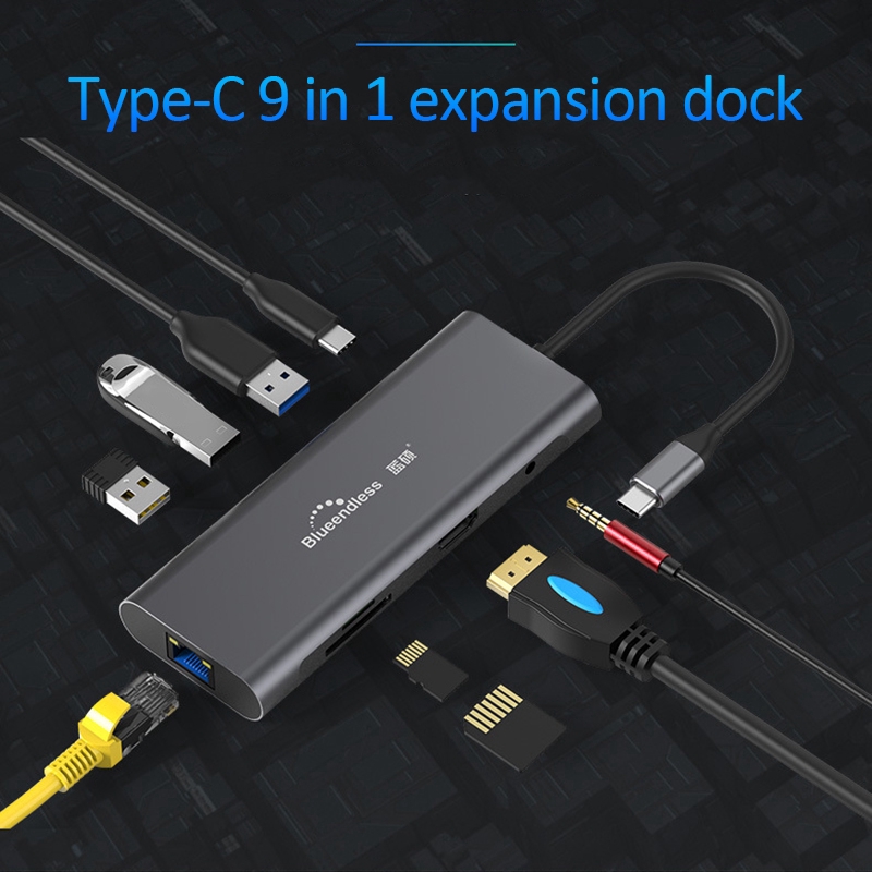 Type C Laptop Docking Station USB 3.0 HDMI USB Hub for Huawei/XiaoMi DELL [EXO1]