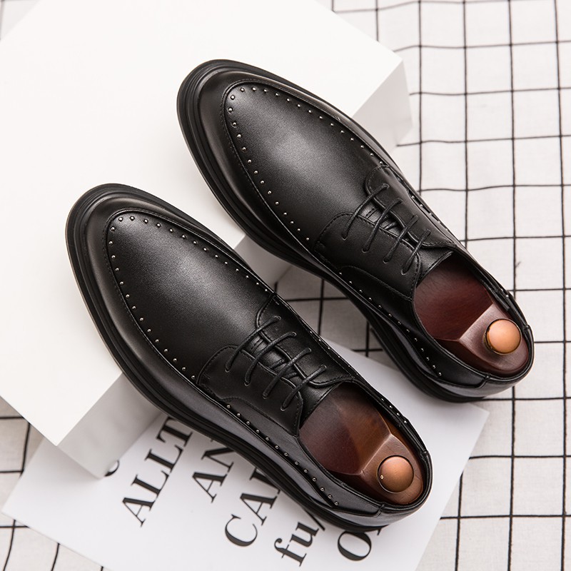 Men's Leather Shoes Vintage Fashion