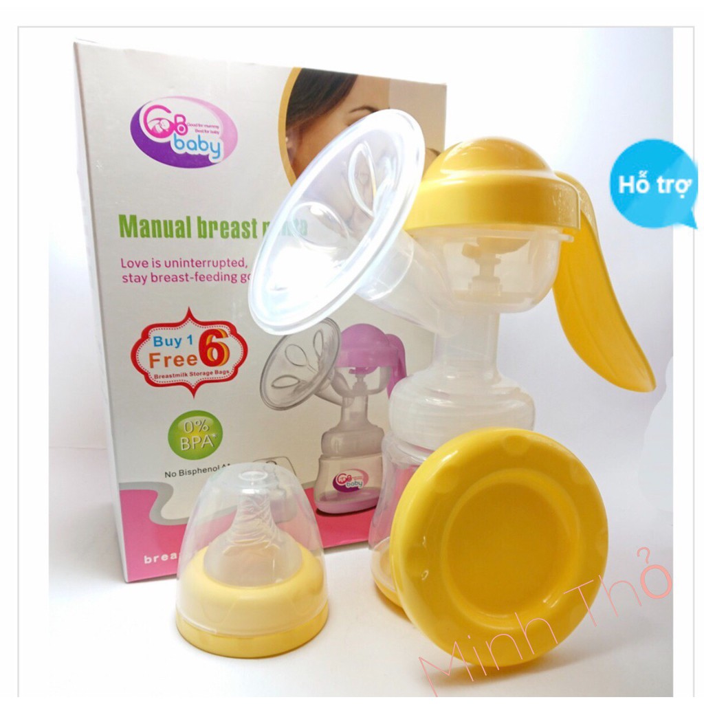 Máy hút sữa mẹ cầm tay GB Baby Hàn Quốc + 6 túi trữ sữa