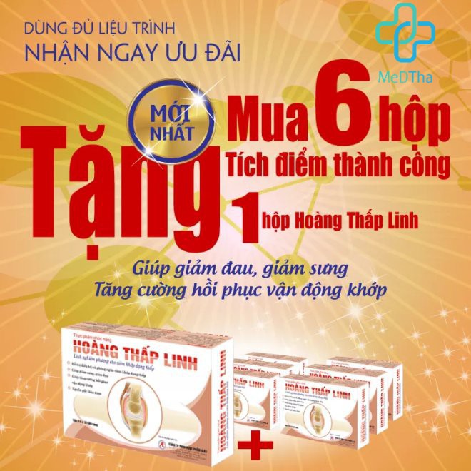 Hoàng Thấp Linh - Hỗ trợ điều trị viêm khớp, đau khớp, thấp khớp, thoái hóa khớp (Hộp 30 viên) [Chính Hãng]
