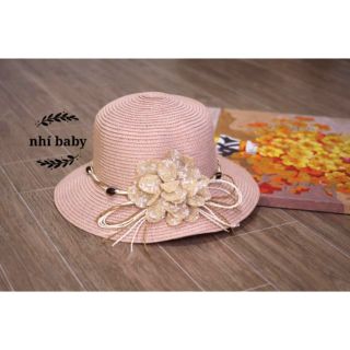 Nón cói rộng vành, mũ cói nữ H1H