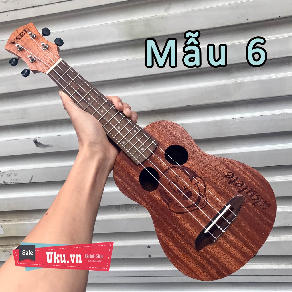 [ẢNH THẬT] ĐÀN UKULELE SOPRANO GỖ HỒNG ĐÀO