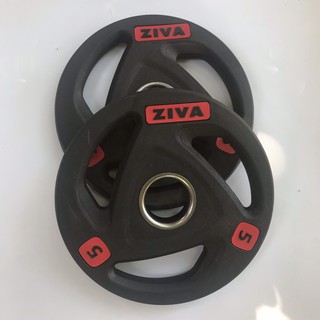 Bộ 2 tạ miếng cao su ziva 5kg