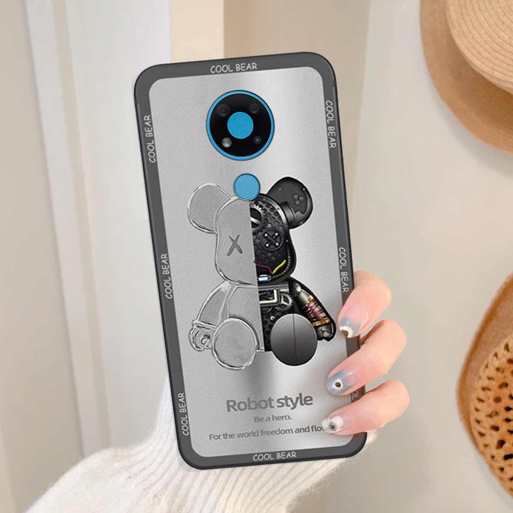 Ốp lưng điện thoại Nokia 3.4 gấu robot bear, phi hành gia đẹp, vỏ ốp rẻ đẹp