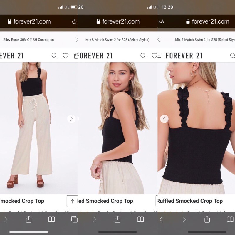 [Mã WASKT304 giảm 15% tối đa 30K đơn 99K] 🤗Áo dây smocking F-21 xuất xịn | BigBuy360 - bigbuy360.vn