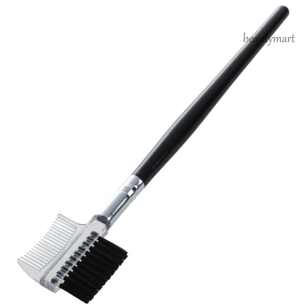 [Hàng mới về] Cọ chải lông mày thiết kế hai đầu lược chải lông mi dụng cụ trang điểm tiện dụng