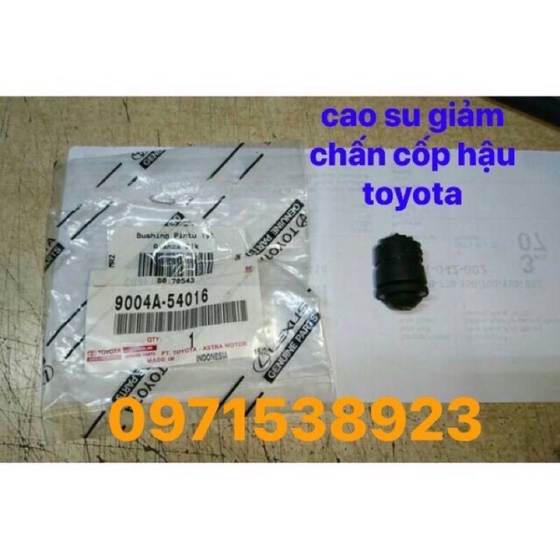 Cao su giảm chấn cốp hậu toyota còn gọi là cao su đệm cốp xe toyota, thuộc phụ tùng thân Toyota.