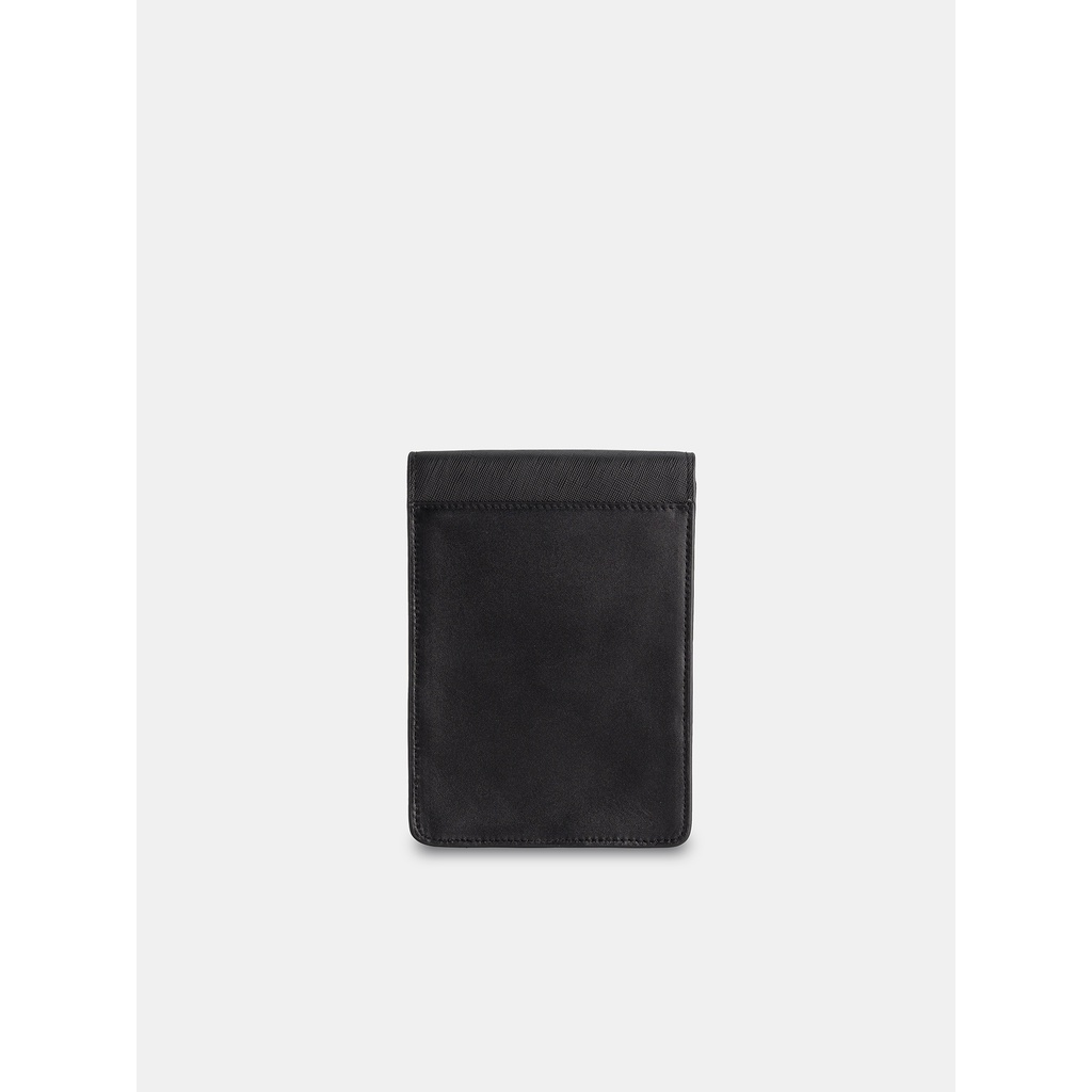 Túi Đeo Chéo Nam Da Bò Saffiano Cao Cấp FRANK Calvin Phone Bag Túi Đựng Điện Thoại Cho Nam Màu Đen