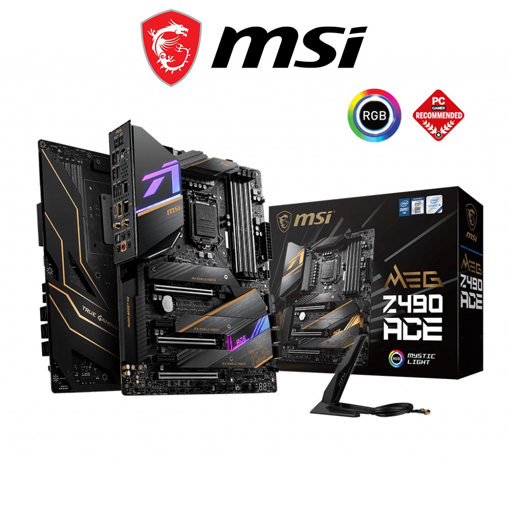 Mainboard MSI MEG Z490 ACE Intel Z490, Socket 1200, ATX, 4 khe RAM DDR4