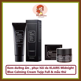 Kem dưỡng phục hồi da Klairs Midnight Blue Calming Cream