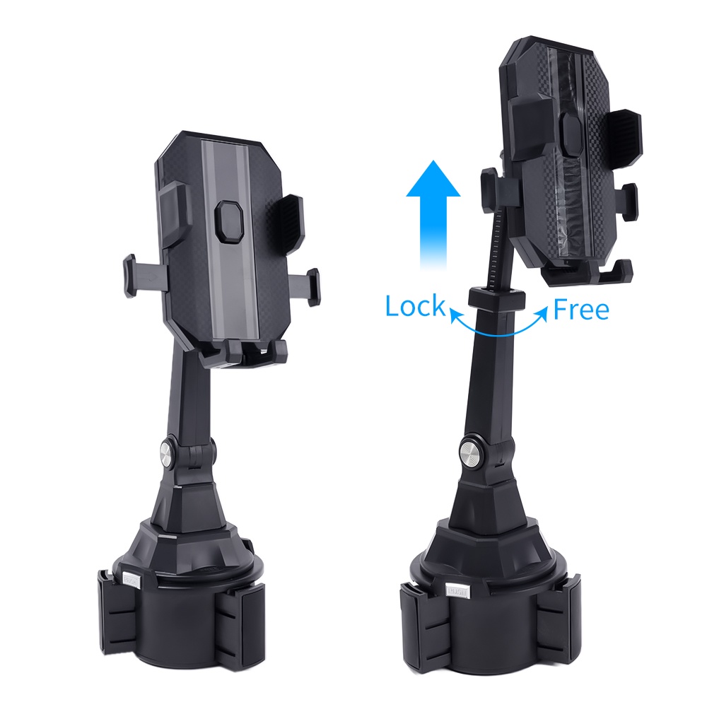 Giá Đỡ Cốc / Điện Thoại Di Động Xoay 360 Độ Gắn Xe Hơi Tiện Dụng