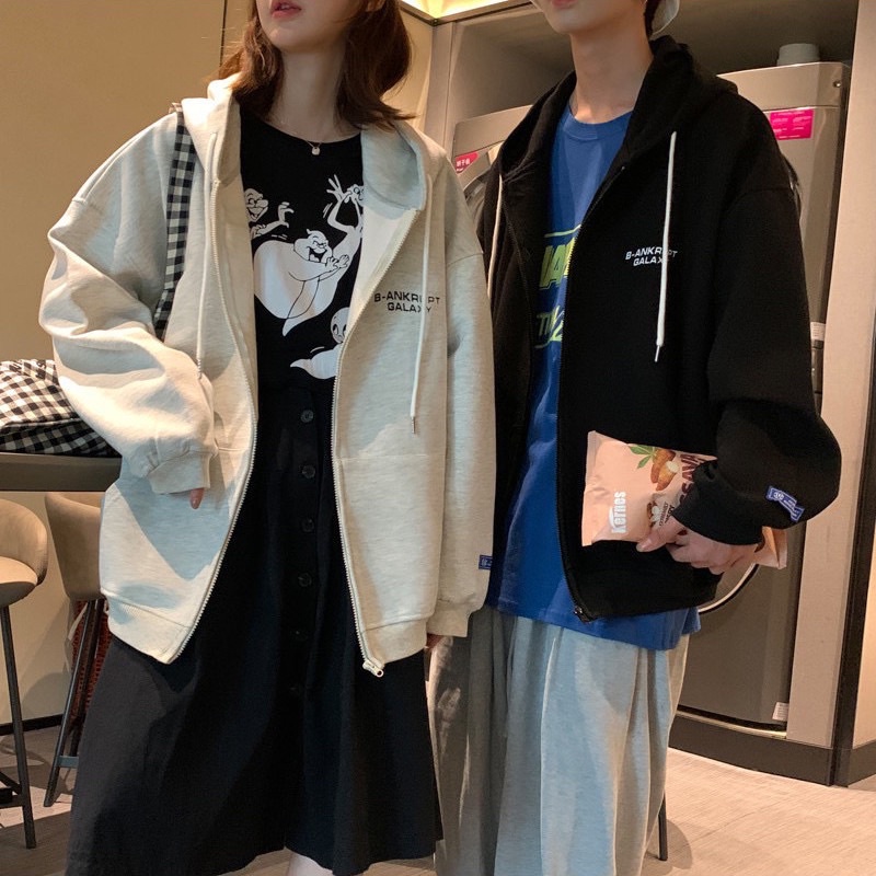 Áo khoác hoodie zip nỉ chống nắng