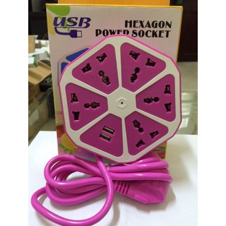 Ổ cắm hình trái cam có cổng USB