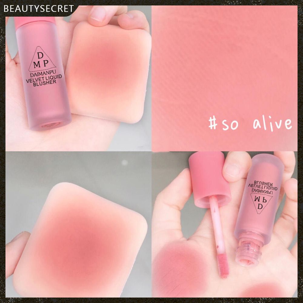 (Hàng Mới Về) Phấn Má Hồng Màu Nhung Lì Tạo Khối Trang Điểm Chuyên Nghiệp