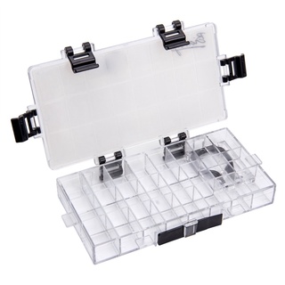 Hộp mica đựng bột chống tràn - Hộp mica chiết màu sơn gel, đựng phụ kiện làm nail mi, trang sức đá