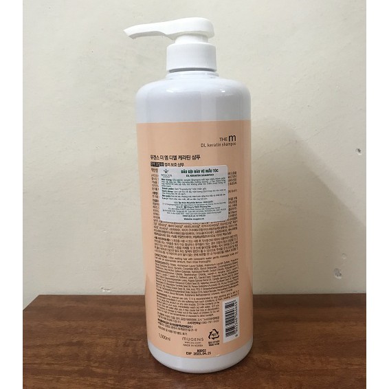 Dầu gội bảo vệ màu tóc, bền màu tóc nhuộm Welcos Mugens DL Keratine Shampoo Hàn Quốc 250ml