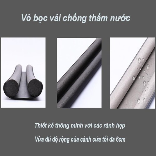 MIẾNG ĐỆM XỐP LẮP LÓT KHE CỬA 95CM, MIẾNG ĐỆM CHẶN CỬA CHỐNG THOÁT HƠI MÁY LẠNH, CHỐNG KẸP CỬA