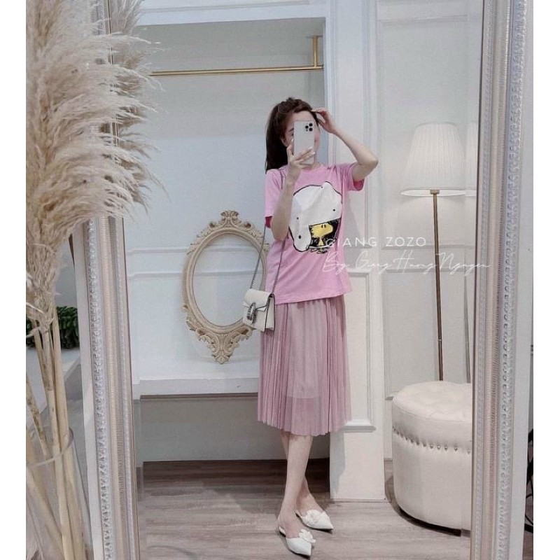 CHÂN VÁY XẾP LY LƯỚI MS11668