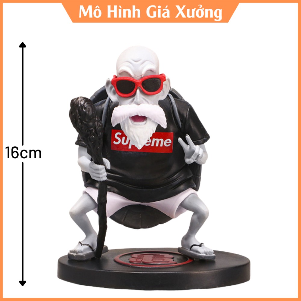 Mô hình Quy Lão Kame (2 tay) mặc áo supreme - Vũ Thiên Lão Sư - Dragon Ball - Figure 7 viên ngọc rồng