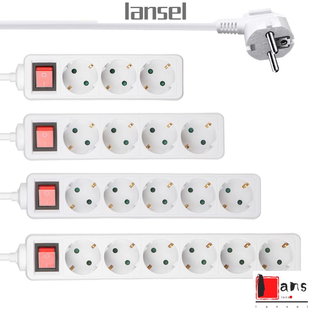 Ổ Cắm Điện Không Dây Lansel 16a 250v 1 Sang 3 4 5 6 Cổng
