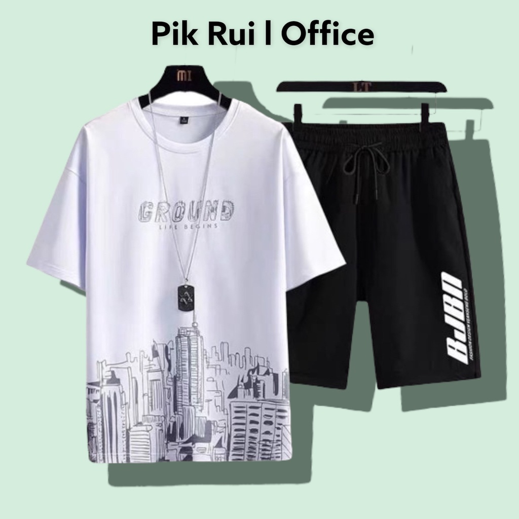ĐỒ BỘ NAM MẪU MỚI 🚚 FREESHIP 🚚 BỘ THỂ THAO NAM NỮ GROUND MẶC NHÀ TẬP GYM PHONG CÁCH NĂNG ĐỘNG TRẺ Trung