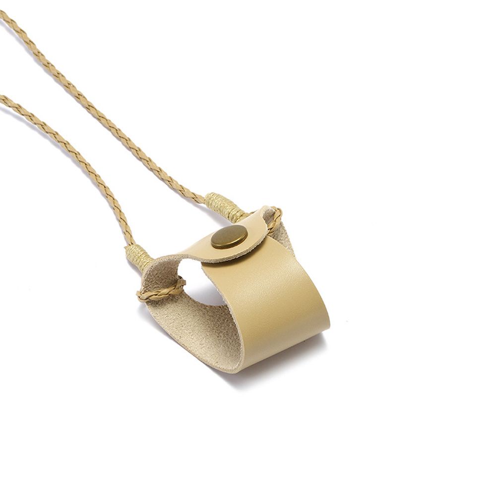 Túi giữ mắt kính bằng da pu có dây đeo nhiều màu tùy cọn tiện dụng