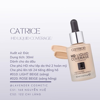 Kem Nền Catrice HD Liquid Coverage Foundation 24h