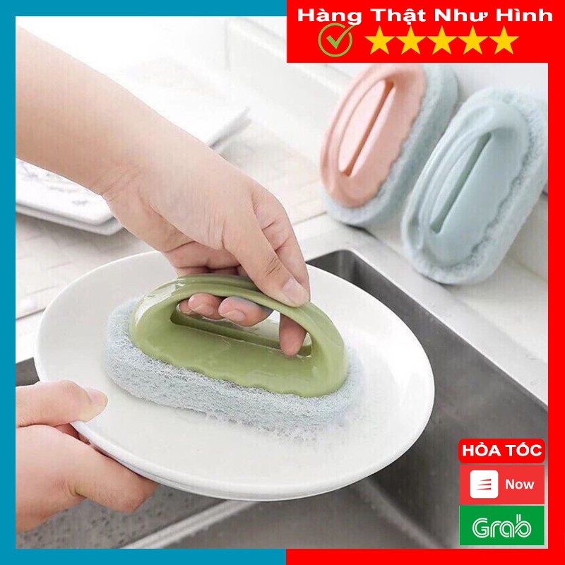 Bàn Chải Cọ Chà Vệ Sinh Nhà Bếp, Nhà Tắm Có Tay Cầm Tiện Lợi - MTDDT