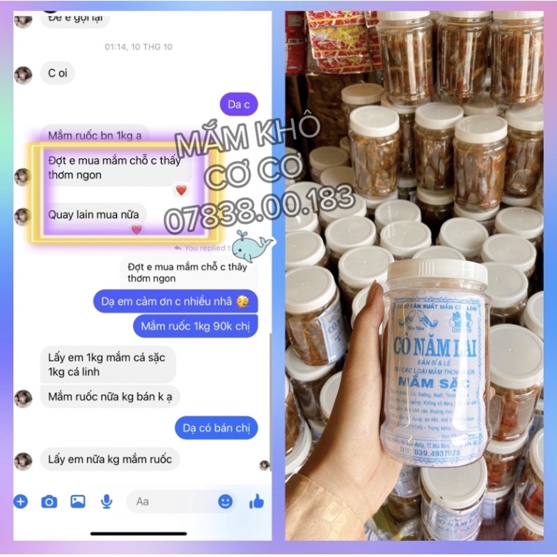 Mắm Cá Sặc Đặc Sản Châu Đốc An Giang Hũ 500g, Mắm Chưng Nhà Làm Loại Ngon, Mắm Cá Cơ Cơ