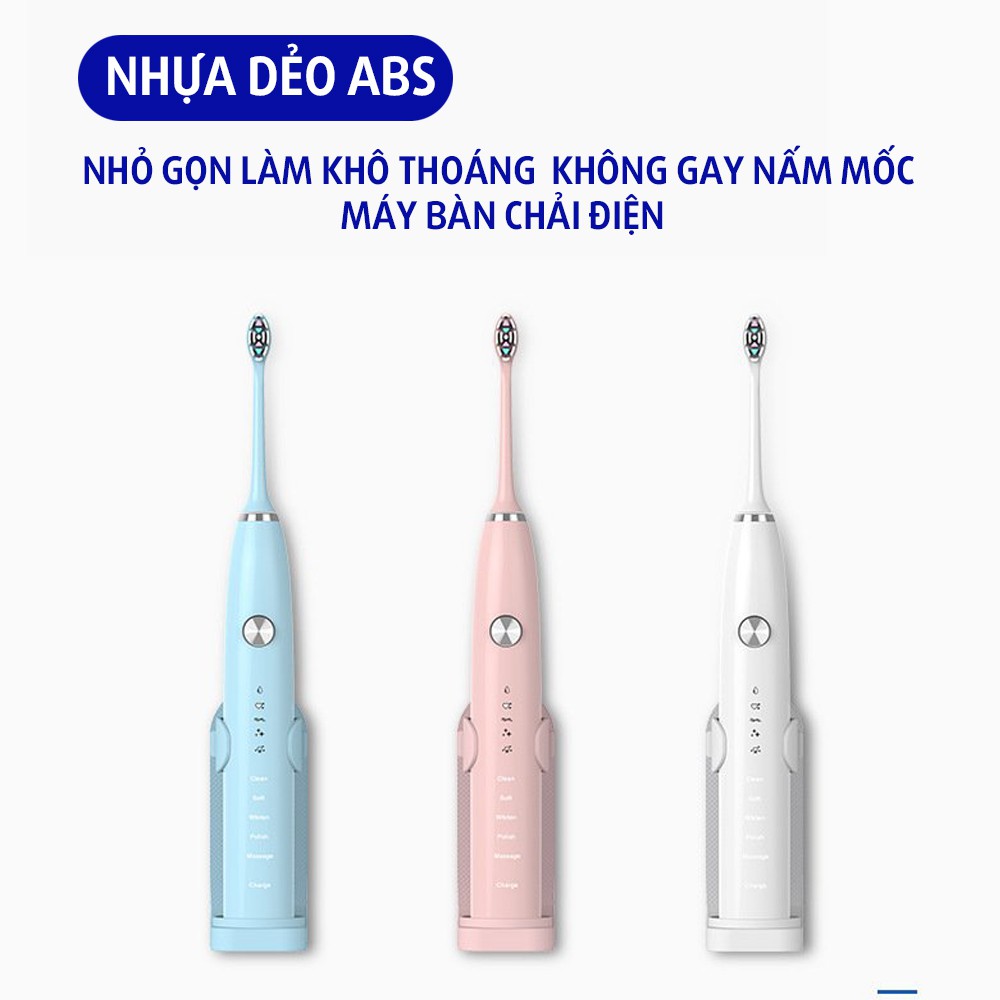 Giá kệ treo máy bàn chải đánh răng điện Oral-B, Philips kiêm máy cạo râu Minh House