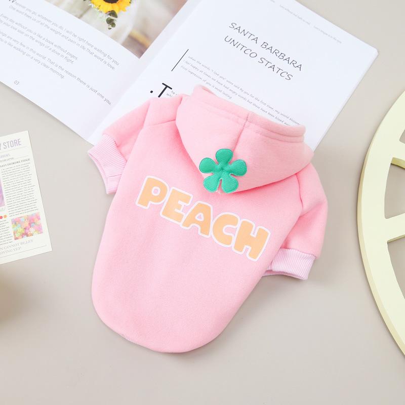 Quần áo chó mèo thú cưng: Áo hoodie hoa quả