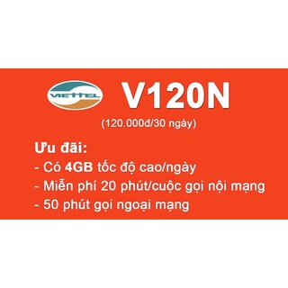 Sim Viettel đăng kí được V120N
