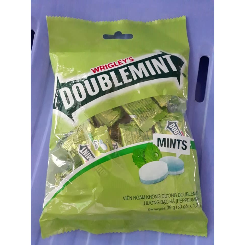 Kẹo Ngậm Doublemint hương bạc hà ( túi 35 viên )