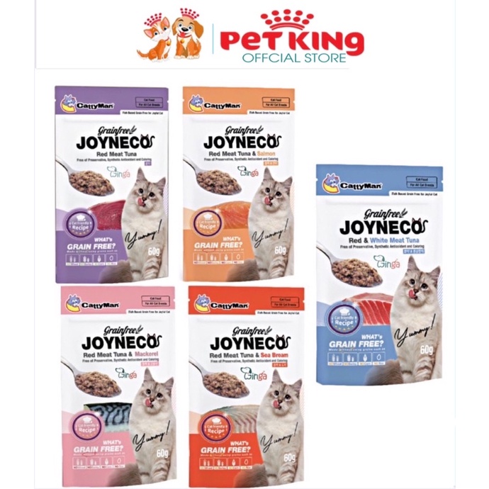 Pate Cá Tươi Joyneco CattyMan 60gr giàu Dinh Dưỡng cho Mèo