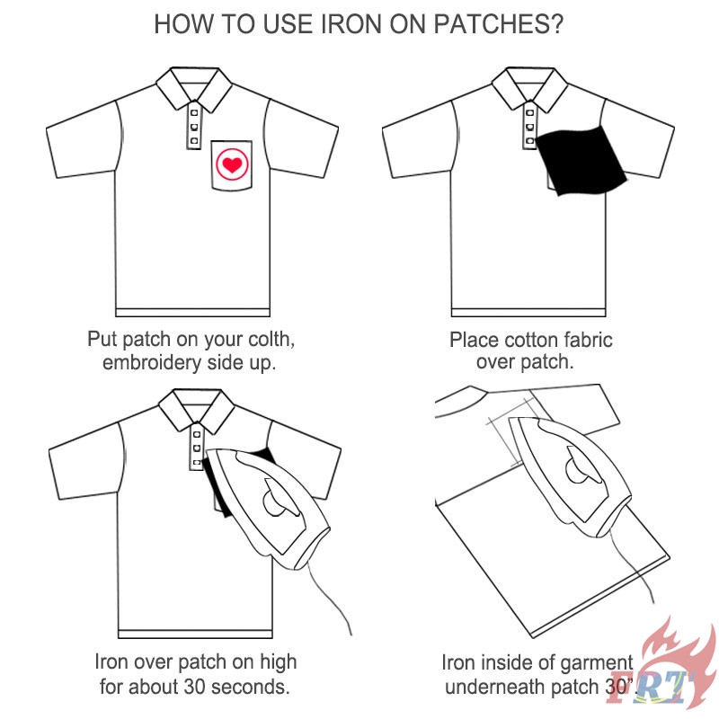 Miếng vá ủi quần áo DIY hình ngôi nhà truyện cổ tích của Grimm