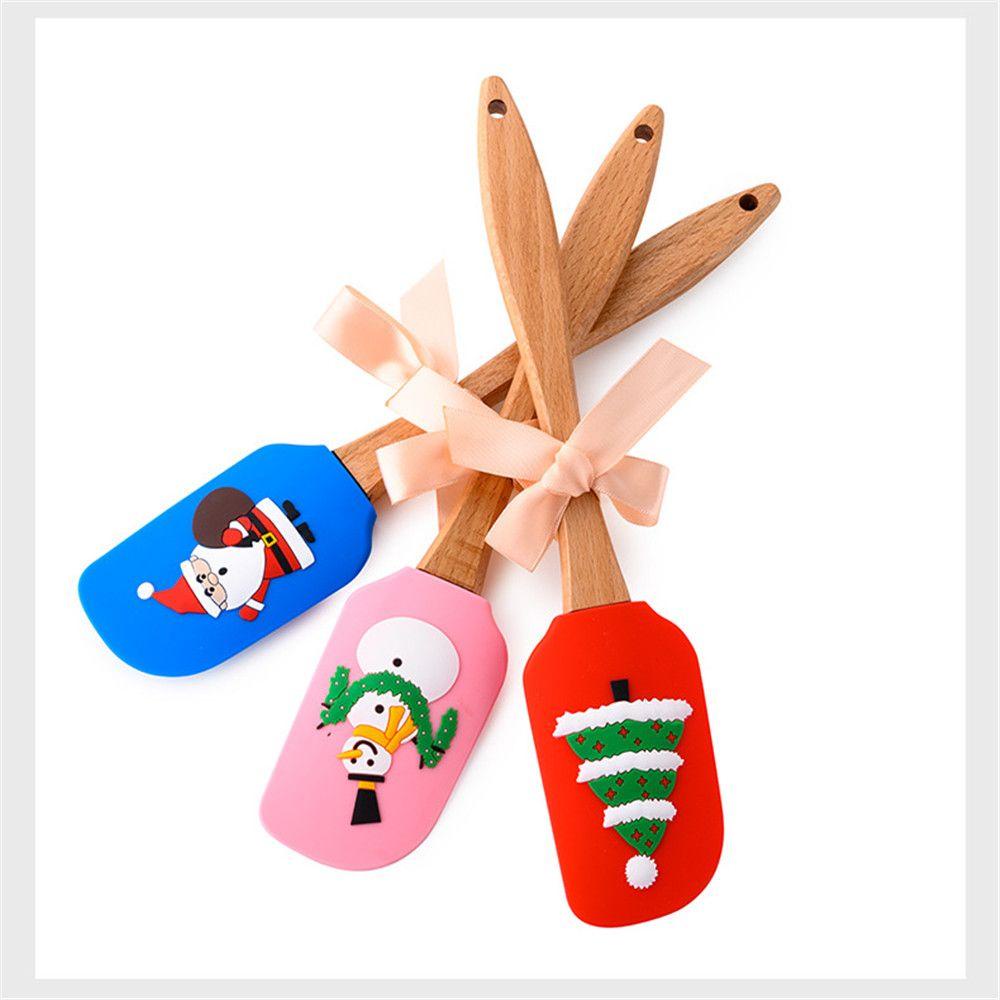 Dụng Cụ Làm Bánh Bằng Silicone Họa Tiết Giáng Sinh