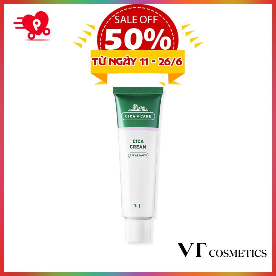 Kem dưỡng ẩm và làm dịu da VT Cica Cream | BigBuy360 - bigbuy360.vn