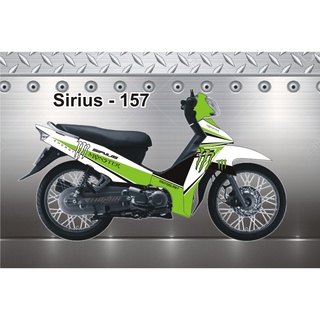 Các mẫu decal tem trùm sirius xanh lá