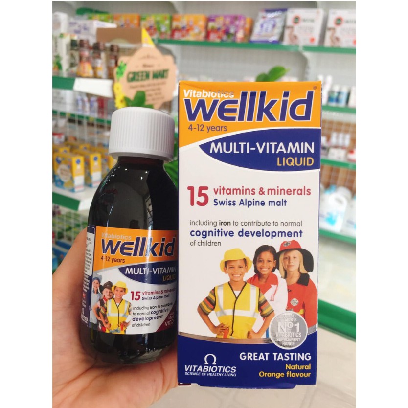 Vitamin tổng hợp Wellkid Multivitamin 150ml