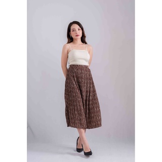 Chân váy hoa nhí siêu hot - chân váy midi dài qua gối hot trend 2021 Juka Shop