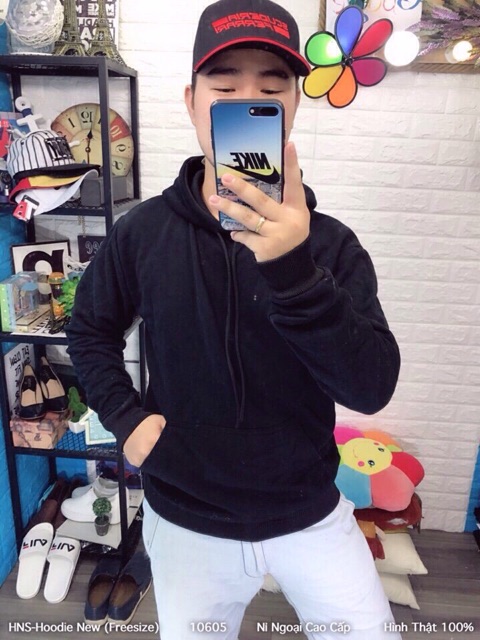Áo khoác nỉ chui hoodie nam nữ form rộng- ảnh thật | BigBuy360 - bigbuy360.vn