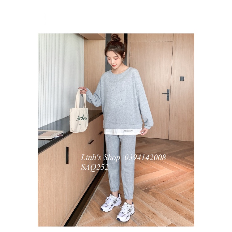 Set Quần Áo Bầu Bộ Bầu SAQ252