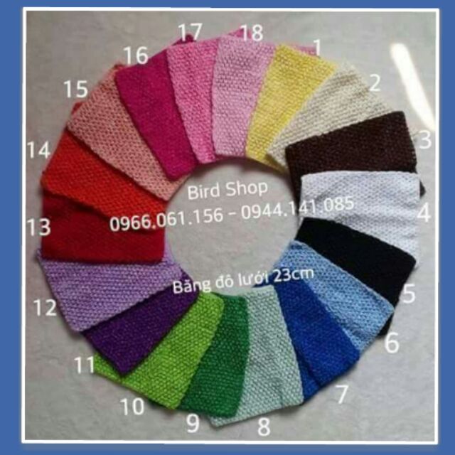Băng lưới 23cm làm thân váy tutu