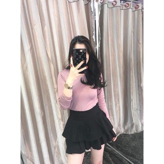 Áo giữ nhiệt NỮ cổ cao mặc cực thích