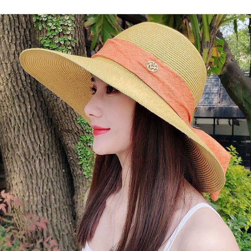 Nón Cói Hàng Quảng Châu Vành Lớn Kèm Nơ