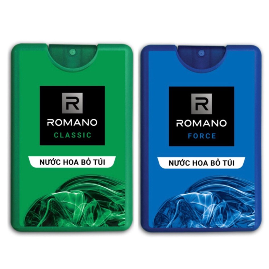 Nước hoa bỏ túi Romano lịch lãm 18ml | Thế Giới Skin Care