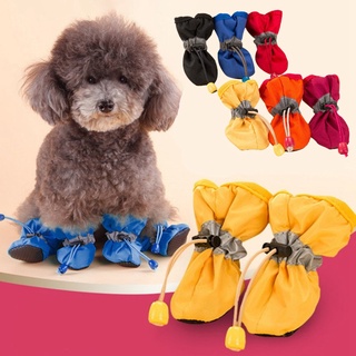 Bộ 4 ủng đi mưa đáng yêu cho thú cưng